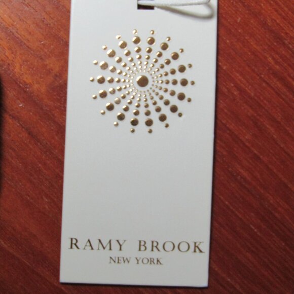 Ramy Brook Blue Adena Mini Dress Womens Size S Cotton Poplin Sample New FLAW - Picture 12 of 14